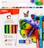 Восковые мелки Deli EC20000 Color Emotion трехгранные 12цв. картон.кор./европод.