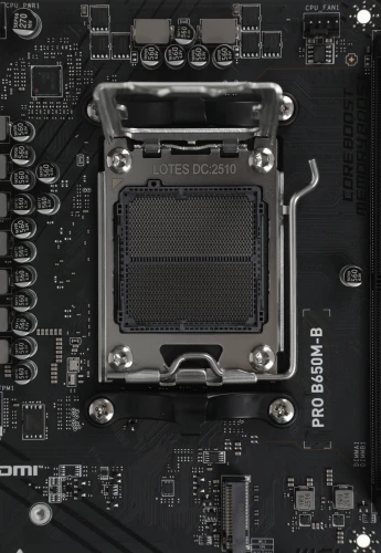 Материнская плата MSI PRO B650M-B Socket AM5 AMD B650 2xDDR5 mATX AC`97 8ch(7.1) 2.5Gg RAID+VGA+HDMI