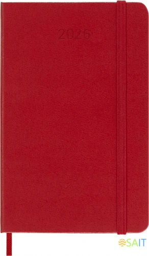 Ежедневник Moleskine CLASSIC Pocket 90x140мм 400стр. красный
