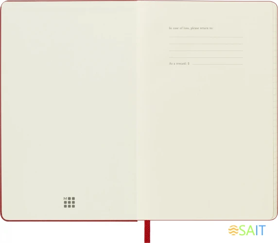 Ежедневник Moleskine CLASSIC Pocket 90x140мм 400стр. красный