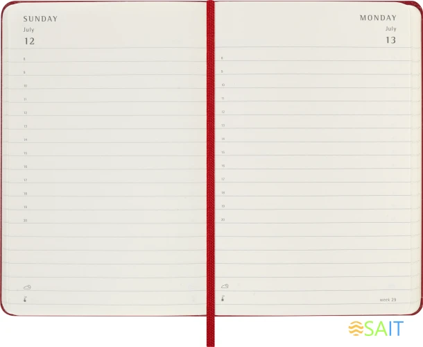 Ежедневник Moleskine CLASSIC Pocket 90x140мм 400стр. красный