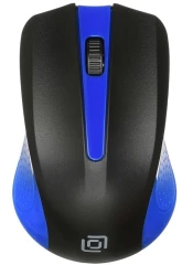Мышь Оклик 485MW черный/синий оптическая 1000dpi беспров. USB для ноутбука 3but (997826)