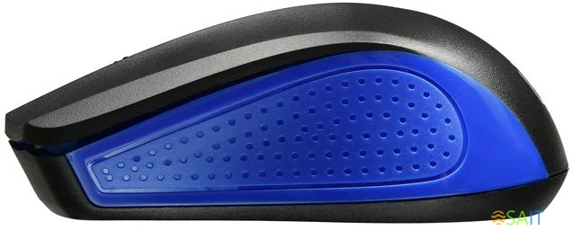 Мышь Оклик 485MW черный/синий оптическая 1000dpi беспров. USB для ноутбука 3but (997826)