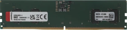 Память DDR5 8GB 5600MHz Kingston KVR56U46BS6-8 Valueram RTL PC5-44800 CL46 DIMM 288-pin 1.1В single rank Ret