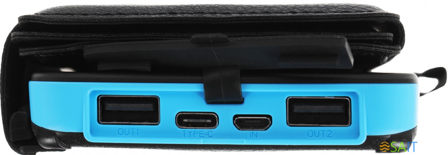 Мобильный аккумулятор Cactus CS-PBFSPT-10000 10000mAh 2.1A 2xUSB-A черный