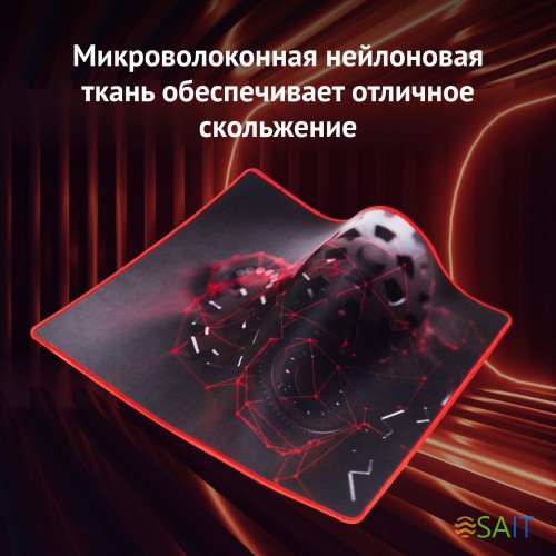 Коврик для мыши Оклик OK-F0350 Средний рисунок/грани 350x280x3мм