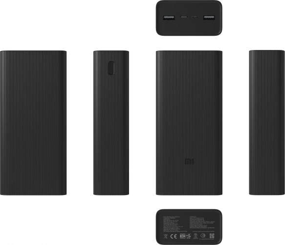 Мобильный аккумулятор Xiaomi BHR9126GL 30000mAh 18W 2.6A 2xUSB-A/USB-C черный