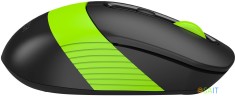 Мышь A4Tech Fstyler FG10CS Air черный/зеленый оптическая 2000dpi silent беспров. USB для ноутбука 4but (FG10CS AIR SPORTS GREEN)
