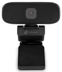 Камера Web Оклик OK-C015HD черный 1Mpix (1280x720) USB2.0 с микрофоном