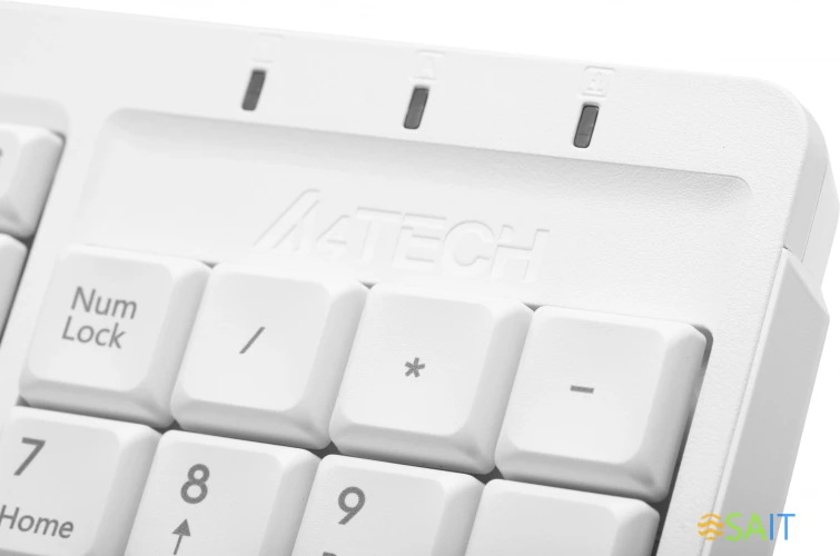 Клавиатура A4Tech Fstyler FK15 белый USB (FK15 WHITE)