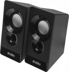 Колонки Sven 300 2.0 черный 6Вт