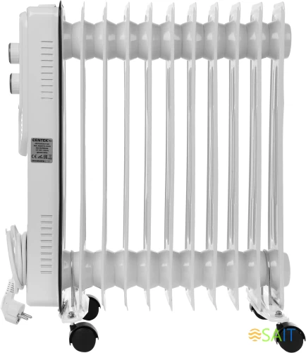 Радиатор масляный Centek CT-6207 2500Вт белый