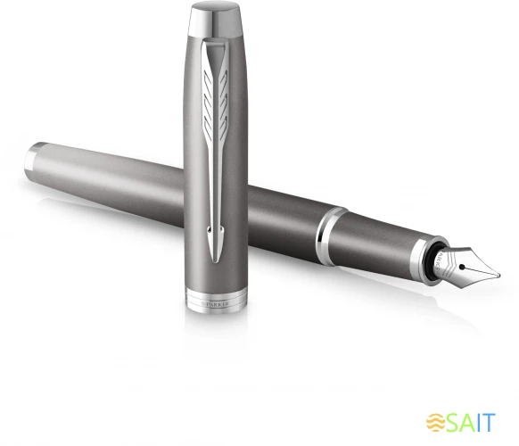 Ручка перьев. Parker IM Writing Rituals F331 (2203896) серый сталь нержавеющая F подар.кор.