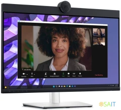 Монитор Dell 23.8" P2424HEB черный IPS LED 16:9 HDMI M/M Cam матовая HAS Piv 250cd 178гр/178гр 1920x1080 60Hz DP FHD USB 6.46кг