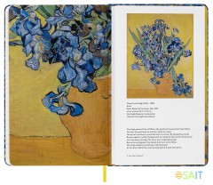 Блокнот Moleskine LIMITED EDITION VAN GOGH MUSEUM SKQP060VANGOGH Large 130х210мм 240стр. линейка твердая обложка синий