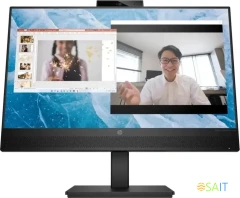 Монитор HP 23.8" M24m серебристый IPS 16:9 HDMI M/M Cam матовая HAS Piv 300cd 178гр/178гр 1920x1080 75Hz DP FHD USB 6.3кг