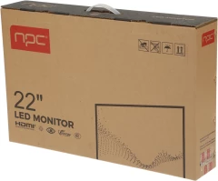 Монитор NPC 21.45" MF2203-V черный VA LED 5ms 16:9 HDMI 200cd 178гр/178гр 1920x1080 75Hz VGA FHD