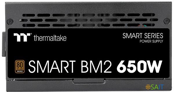 Блок питания Thermaltake ATX 650W SMART BM2 80+ bronze 24pin APFC 140mm fan 6xSATA Cab Manag RTL