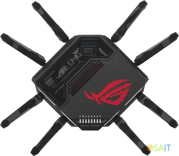 Роутер беспроводной Asus GT-BE98 BE25000 100/1000/2500/10000BASE-T черный