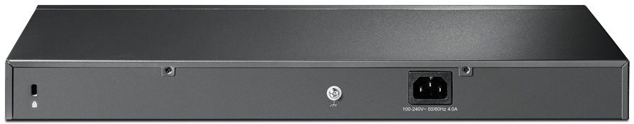 Коммутатор TP-Link SL2428P (L2) 24x100Мбит/с 4x1Гбит/с 2xКомбо(1000BASE-T/SFP) 24PoE+ 250W управляемый