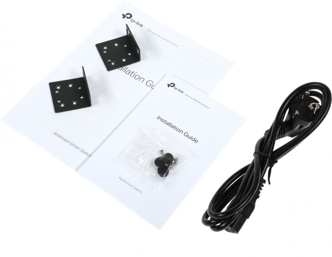 Коммутатор TP-Link SL2428P (L2) 24x100Мбит/с 4x1Гбит/с 2xКомбо(1000BASE-T/SFP) 24PoE+ 250W управляемый