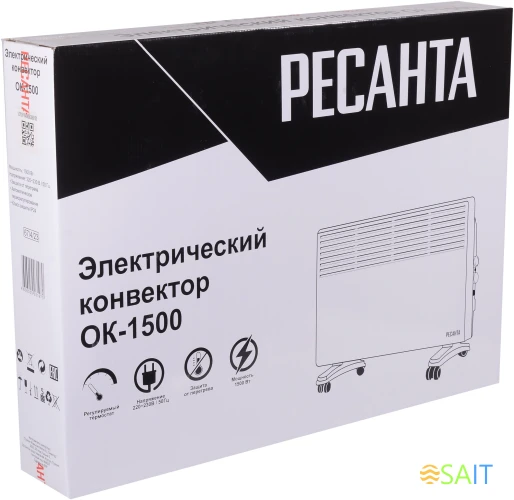 Конвектор Ресанта ОК-1500 1500Вт белый