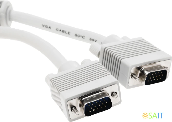 Кабель VGA (m) VGA (m) 3м феррит.кольца