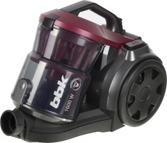 Пылесос BBK BV1502 1600Вт черный/вишневый
