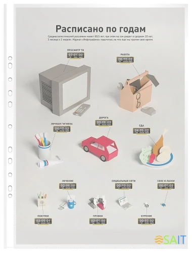 Папка-вкладыш Бюрократ Премиум 013AV3 глянцевые A3 вертикальный 30мкм (упак.:50шт)