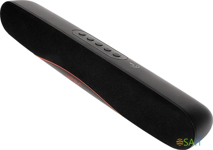 Колонка порт. Ural ТТ М100+ черный 6W 1.1 BT/3.5Jack/USB-C 10м 1200mAh (УРАЛ ТТ М100+ ЧЕРНЫЙ)