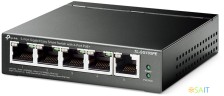 Коммутатор TP-Link TL-SG105PE (L2) 5x1Гбит/с 4PoE+ 65W управляемый