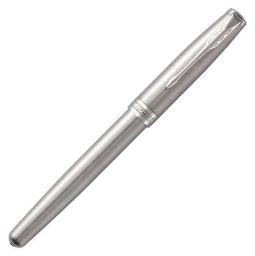Ручка перьев. Parker Sonnet Core F526 (1931509) Stainless Steel CT F сталь нержавеющая