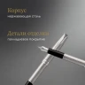 Ручка перьев. Parker Sonnet Core F526 (1931509) Stainless Steel CT F сталь нержавеющая