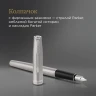 Ручка перьев. Parker Sonnet Core F526 (1931509) Stainless Steel CT F сталь нержавеющая