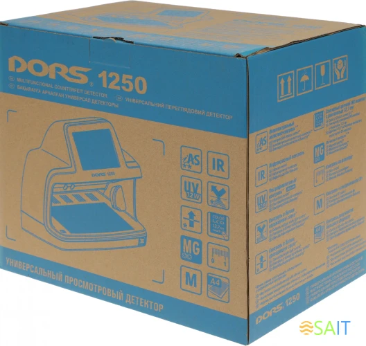 Детектор банкнот Dors 1250 Professional FRZ-033077/FRZ-044867 просмотровый мультивалюта
