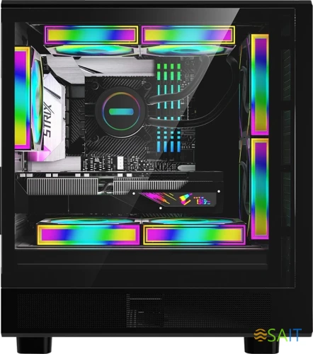 Корпус Formula Air Mesh G2 черный без БП mATX 4x120mm 2x140mm 2xUSB3.0 audio bott PSU