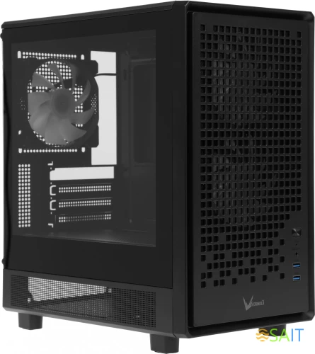 Корпус Formula Air Mesh G2 черный без БП mATX 4x120mm 2x140mm 2xUSB3.0 audio bott PSU