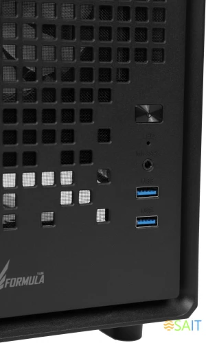 Корпус Formula Air Mesh G2 черный без БП mATX 4x120mm 2x140mm 2xUSB3.0 audio bott PSU