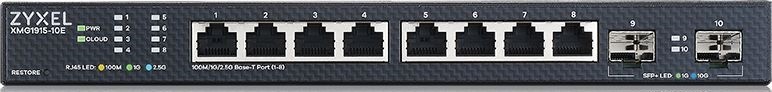 Коммутатор Zyxel NebulaFlex XMG1915-10E-EU0101F (L3) 8x2.5Гбит/с 2SFP+ 8PoE++ 130W управляемый