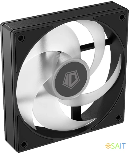 Вентилятор для корпуса ID-Cooling AS-120-K Trio ARGB 120х120x25 черный 4-pin 27.2дБ (упак.:3шт) (AS-120-ARGB-K TRIO) Ret