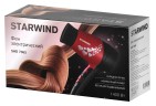 Фен Starwind SHD 7065 1400Вт черный/красный