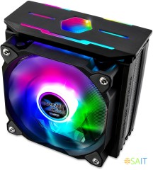 Устройство охлаждения(кулер) Zalman CNPS10X Optima II RGB Soc-AM5/AM4/1151/1200/2066/1700 черный/белый 4-pin 17-27dB Al+Cu 180W 740gr Ret (CNPS10X OPTIMA II BLACK RGB)