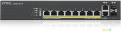 Коммутатор Zyxel GS2220-10HP-EU0101F (L2) 8x1Гбит/с 2xКомбо(1000BASE-T/SFP) 8PoE+ 180W управляемый