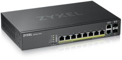 Коммутатор Zyxel GS2220-10HP-EU0101F (L2+) 8x1Гбит/с 2xКомбо(1000BASE-T/SFP) 8PoE+ 180W управляемый