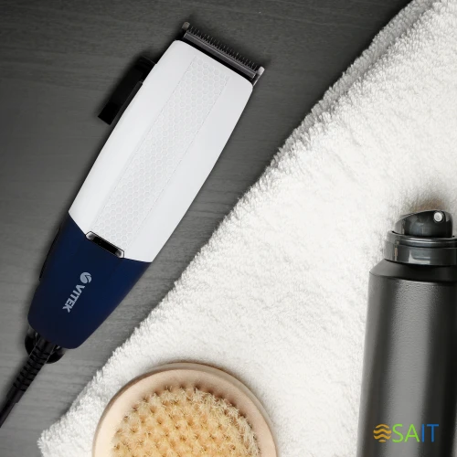 Машинка для стрижки Vitek Sappfire VT-2516 белый (насадок в компл:4шт)