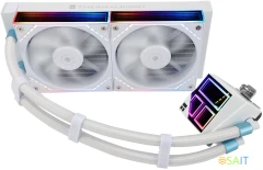 Система водяного охлаждения Thermalright Frozen Infinity 240 ARGB Soc-AM5/AM4/1200/1700/1851 белый 4-pin 28.2dB Al Ret (F-INFINITY-240-WH)