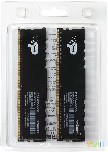 Память DDR4 2x8GB 2666MHz Patriot PSP416G2666KH1 Signature Premium RTL PC4-21300 CL19 DIMM 288-pin 1.2В kit single rank с радиатором Ret