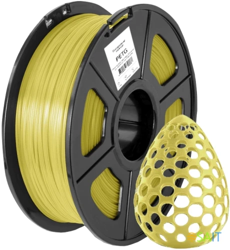 Пластик для принтера 3D Cactus CS-3D-PETG-1KG-T-YELLOW PETG d1.75мм 1кг L316м 1цв.