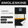 Блокнот Moleskine CLASSIC SOFT EXPENDED QP616EXP Large 130х210мм 400стр. линейка мягкая обложка черный