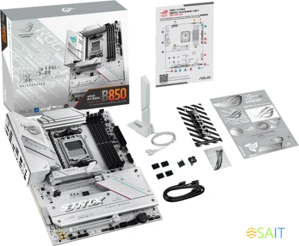 Материнская плата Asus ROG STRIX B850-A GAMING WIFI SocketAM5 AMD B850 4xDDR5 ATX AC`97 8ch(7.1) 2.5Gg RAID+HDMI+DP